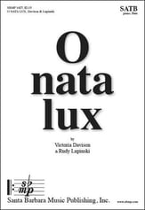 O Nata Lux SATB choral sheet music cover